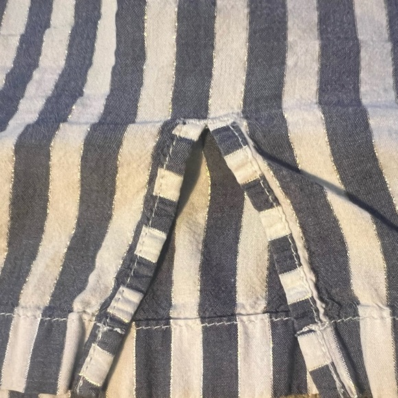 Y2K Victoria Secret PJ Loungewear Cropped Capris Breathable w/ Stripes Size XL - Picture 5 of 5